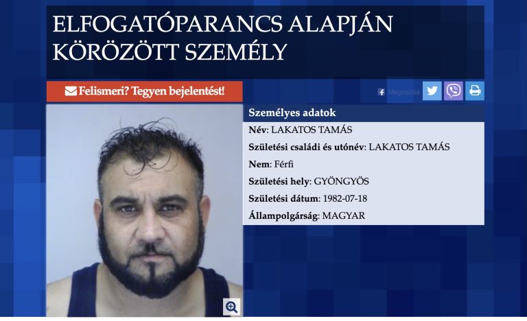 Tolvajt keres a rendőrség