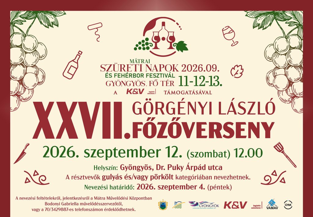 XXVII. Görgényi László Főzőverseny
