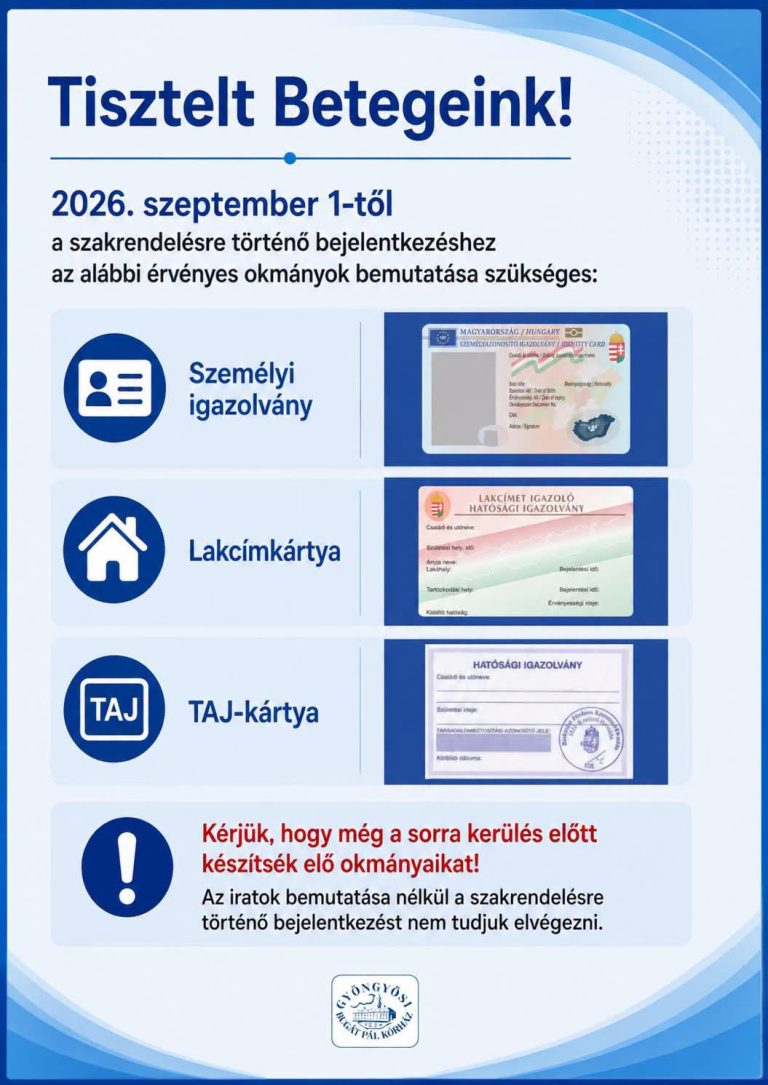 Így változik az időpontfoglalás a szakrendelésekre