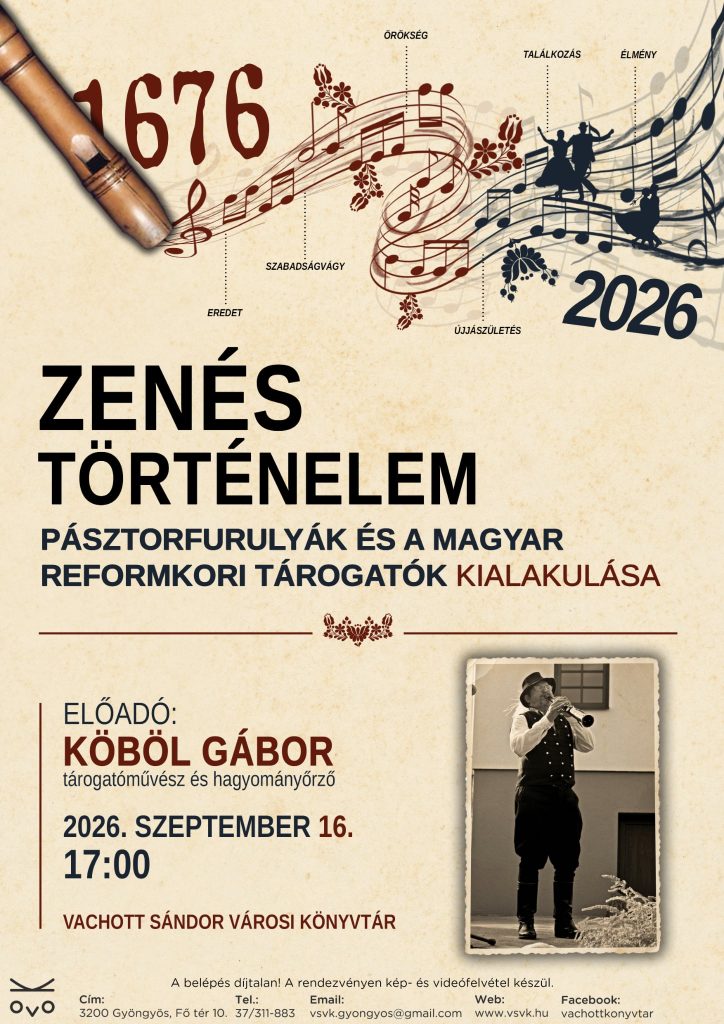 Köböl Gábor tárogatóművész előadása