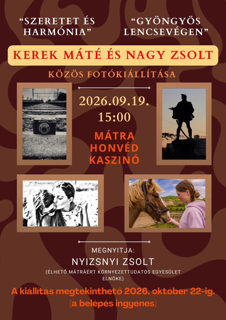 Kerek Máté és Nagy Zsolt közös fotókiállítása