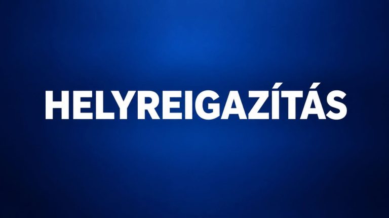 HELYREIGAZÍTÁS ÉS BOCSÁNATKÉRÉS