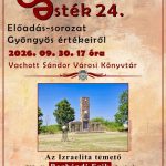 Értéktári Esték 24. Az Izraelita temető