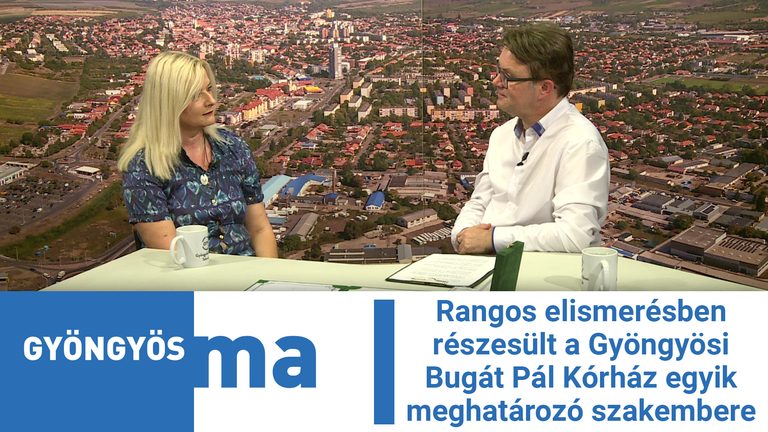 Rangos elismerésben részesült a Gyöngyösi Bugát Pál Kórház egyik meghatározó szakembere