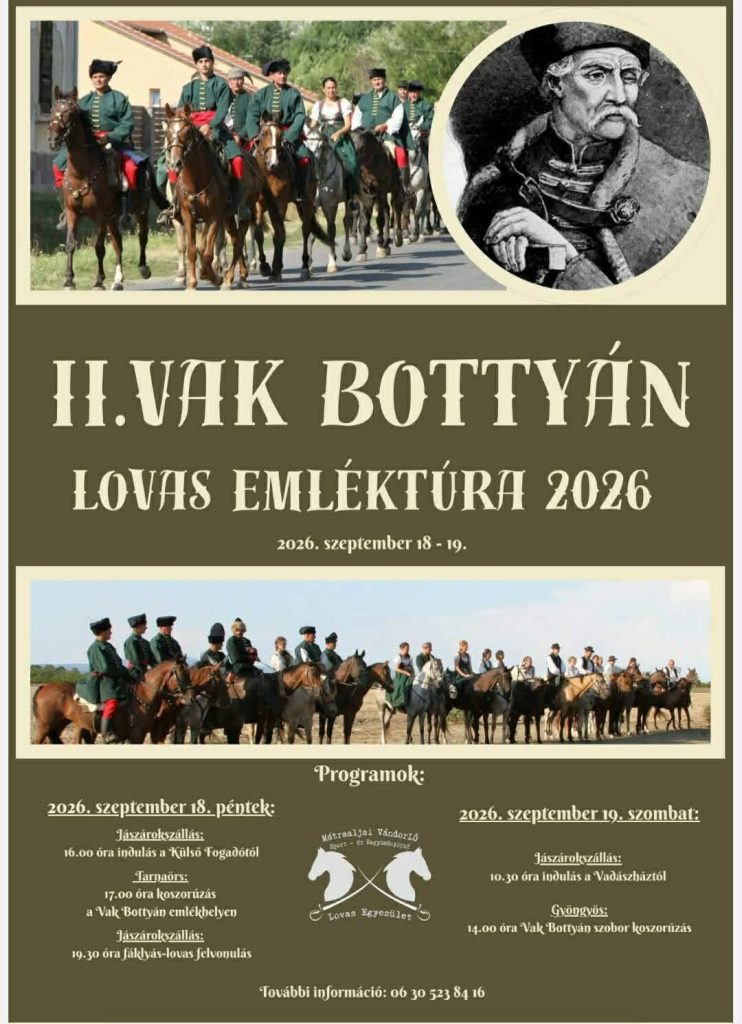 II. Vak Bottyán lovas emléktúra
