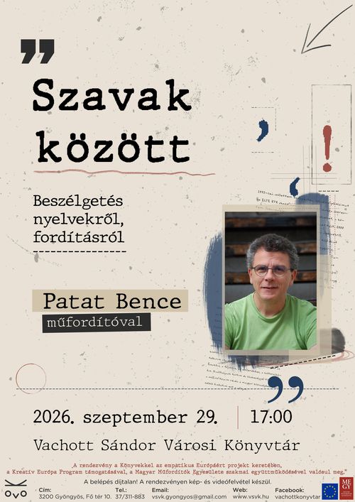 „Szavak között” – Beszélgetés nyelvekről, fordításról