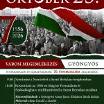 Emlékezzünk együtt ’56 hőseire! – Szentmise és koszorúzás Gyöngyösön