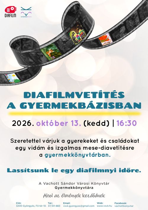 Diafilmvetítés a Gyermekbázisban