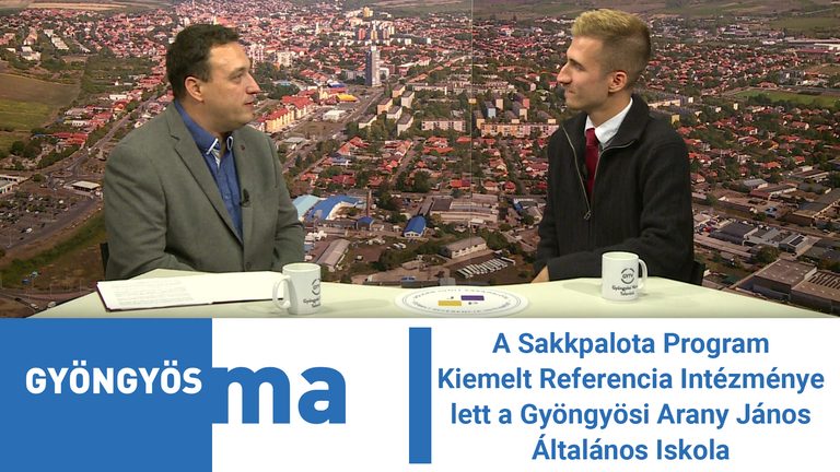 A Sakkpalota Program Kiemelt Referencia Intézménye lett a Gyöngyösi Arany János Általános Iskola